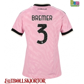 Juventus Gleison Bremer #3 Bortatröja Dam 2026-27 Kortärmad
